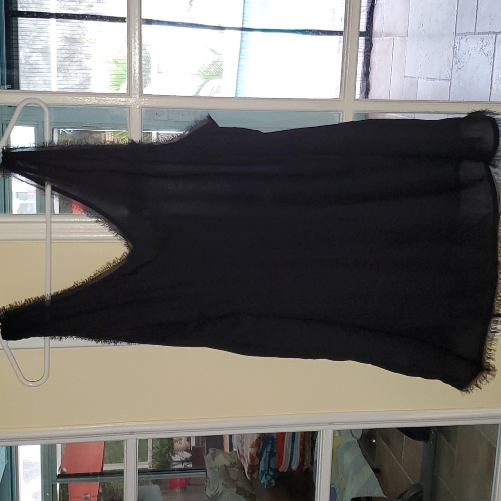 Tunic Sheer V-neck